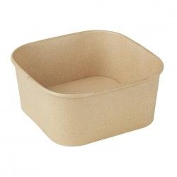 Barquettes carrées Fiesta Recyclable 1400ml (lot de 300)