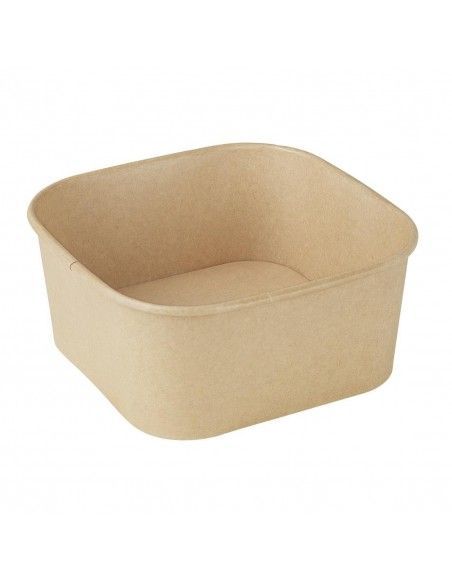 Barquettes carrées Fiesta Recyclable 1400ml (lot de 300)
