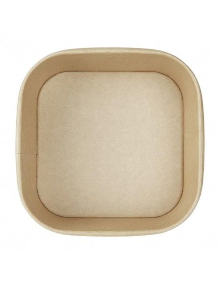 Barquettes carrées Fiesta Recyclable 1400ml (lot de 300)