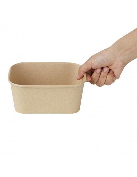 Barquettes carrées Fiesta Recyclable 1400ml (lot de 300)