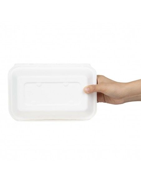 Barquettes alimentaires en bagasse Fiesta Compostable 400x335mm (lot de 200)