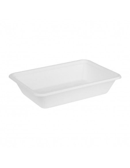 Barquettes alimentaires en bagasse Fiesta Compostable 500ml (lot de 100)