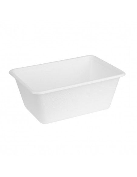 Barquettes alimentaires en bagasse Fiesta Compostable 1000ml (lot de 100)