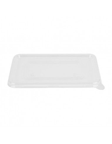 Couvercles PET Fiesta Recyclable pour barquettes en bagasse (lot de 100)