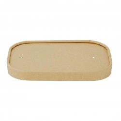 Couvercles en papier Fiesta Recyclable pour barquettes rectangulaires (Lot de 300) 2