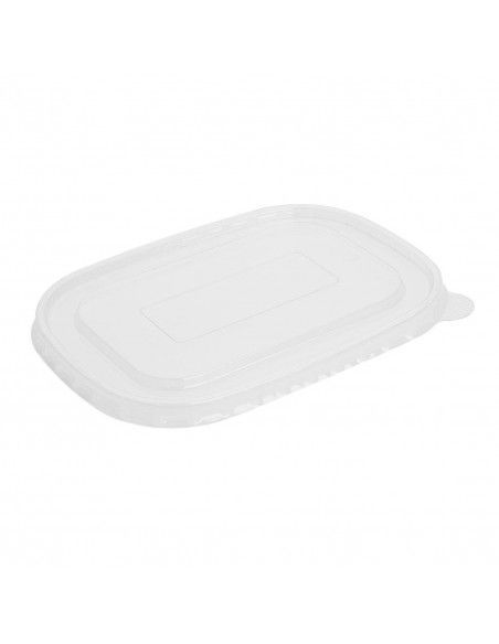 Couvercles en PET Fiesta Recyclable pour barquettes rectangulaires (Lot de 300)