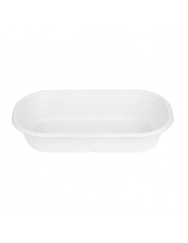 Barquettes ovales en bagasse Fiesta Compostable 850ml (lot de 100)