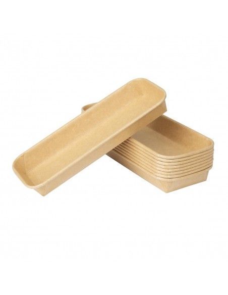 Barquettes à sushi No 2 Fiesta Recyclable 220x90mm (lot de 300)