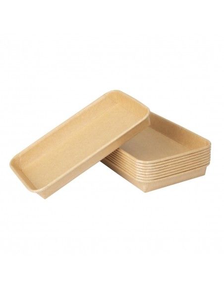 Barquettes à sushi No 7 Fiesta Recyclable 220x137mm (Paquet de 300)