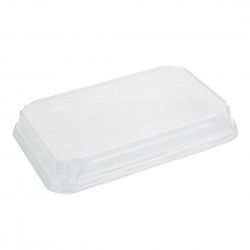 Couvercles en PET pour barquettes à sushi No. 7 Fiesta Recyclable (lot de 300)