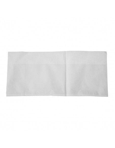 Serviettes lunch blanches 1 pli 90 x 120mm (lot de 6000)