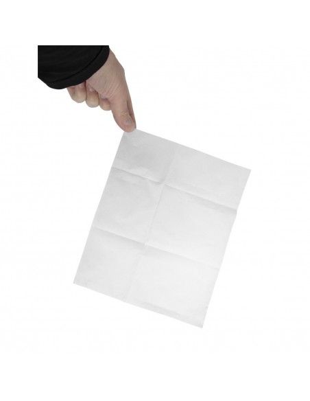 Serviettes lunch blanches 1 pli 90 x 120mm (lot de 6000)