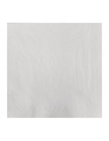 Serviettes en papier professionnelles blanches Fasana 400mm (Lot de 1000)