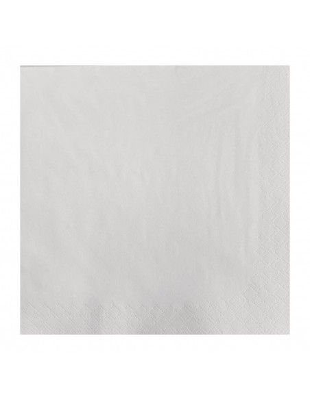Serviettes en papier professionnelles blanches Fasana 400mm (Lot de 1000)