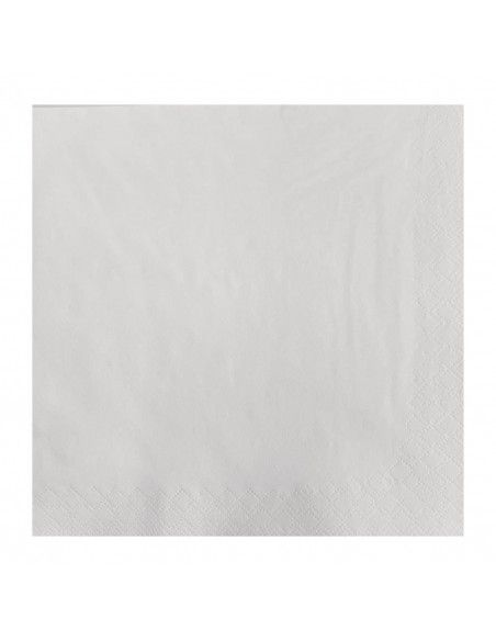 Serviettes Lunch en papier blanches Fasana 2 plis 330mm (Lot de 1500)