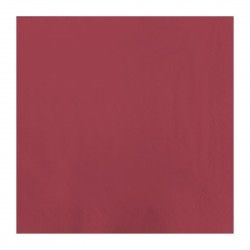 Serviettes Lunch en papier bordeaux Fasana 2 plis 330mm (Lot de 1500)