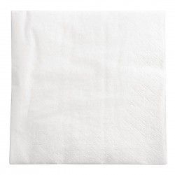 Serviettes cocktail blanches 2 plis Fasana 240mm (Lot de 1500)