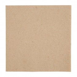 Serviettes cocktail recyclées 2 plis pliage 1/4 Fiesta Recyclable 240mm kraft (lot de 4000)