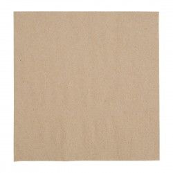 Serviettes snacking recyclées 2 plis pliage 1/4 Fiesta Recyclable 330mm kraft (lot de 2000)