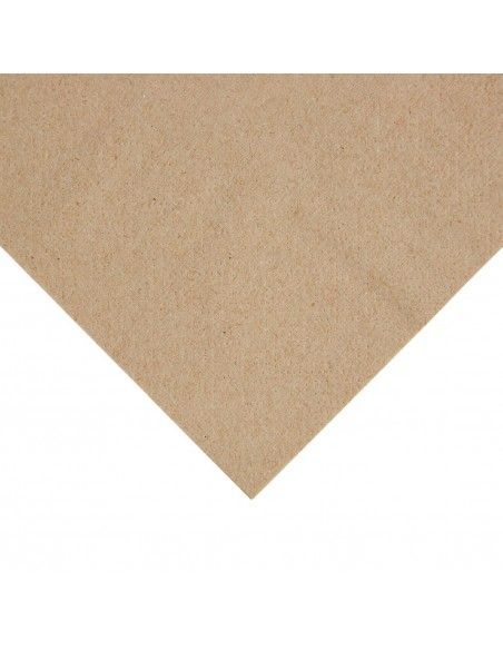 Serviettes snacking recyclées 2 plis pliage 1/4 Fiesta Recyclable 330mm kraft (lot de 2000)