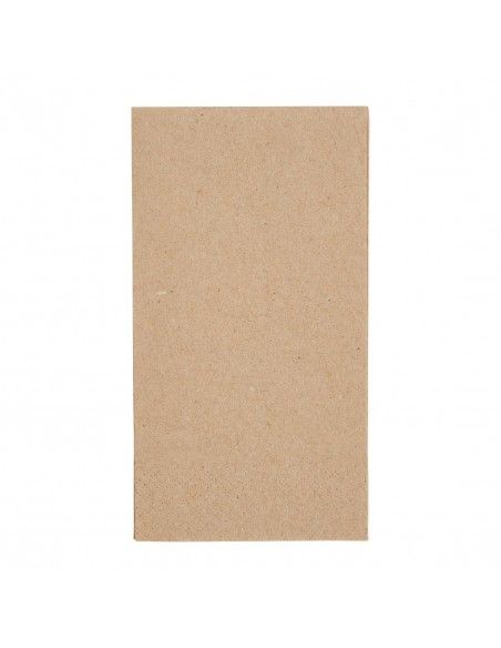 Serviettes snacking recyclées 2 plis pliage 1/8 Fiesta Recyclable 330mm kraft (lot de 2000)