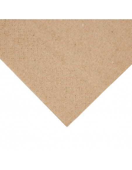 Serviettes snacking recyclées 2 plis pliage 1/8 Fiesta Recyclable 330mm kraft (lot de 2000)