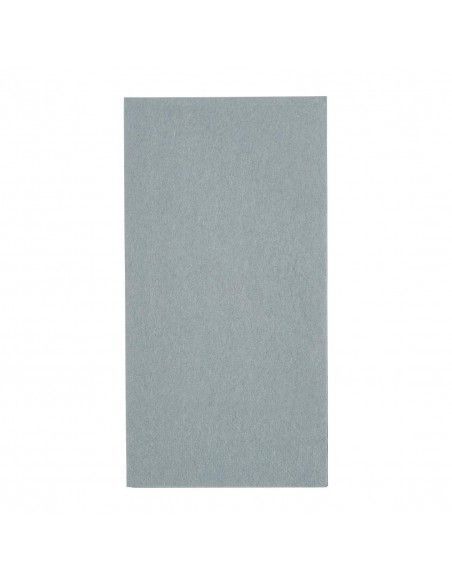 Serviettes dîner 2 plis format 1/8 Fiesta Recyclable 400mm grises (lot de 2000)