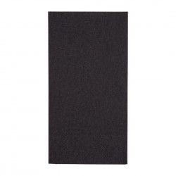 Serviettes dîner 2 plis format 1/8 Fiesta Recyclable 400mm noires (lot de 2000)