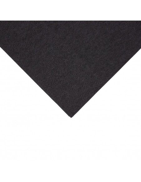 Serviettes dîner 2 plis format 1/8 Fiesta Recyclable 400mm noires (lot de 2000)