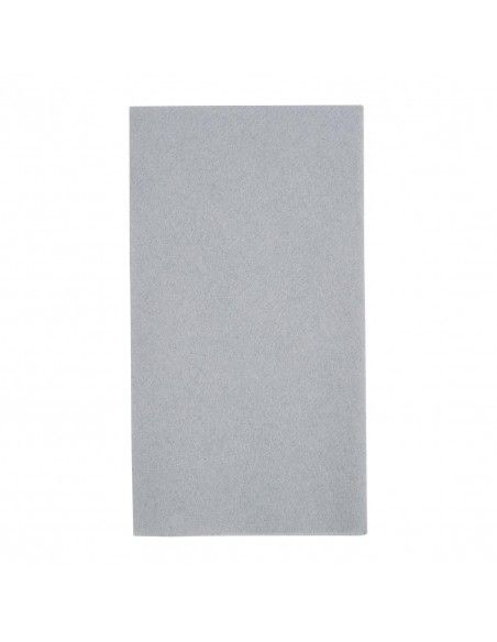 Serviettes de table Airlaid pliage en 8 Fiesta Recyclable Premium Tablin grises 40x40cm (lot de 500)