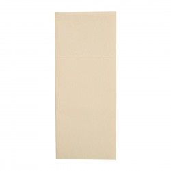 Serviettes pochettes Airlaid Fiesta Recyclable Premium Tablin crème 48x40cm (lot de 400)