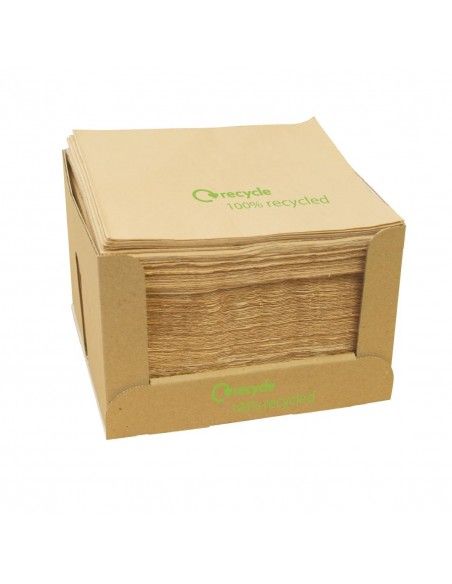 Serviettes double épaisseur en papier recyclé (Lot de 2000)