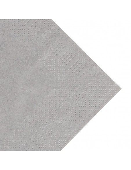 Serviettes snacking ouate gris granite compostables Duni 330mm (lot de 1000)