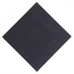 Serviettes snacking ouate noires compostables Duni 330mm (lot de 1000)