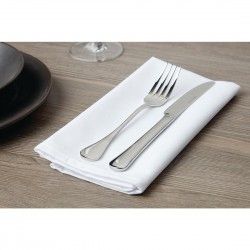 Serviettes blanches en polyester Mitre Essentials Occasions 2