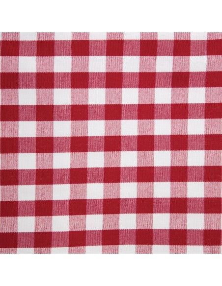 Serviettes à carreaux rouges en polyester Mitre Comfort Gingham