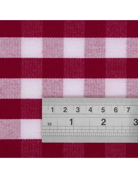 Serviettes à carreaux rouges en polyester Mitre Comfort Gingham