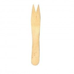 Fourchettes en bois biodégradables Fiesta Compostable (Lot de 1000)