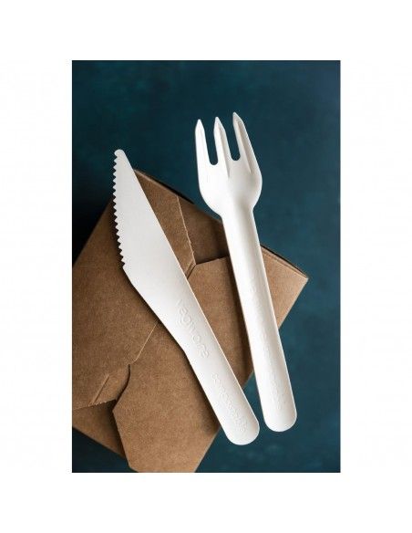 Fourchettes en papier compostables Vegware (lot de 1000)