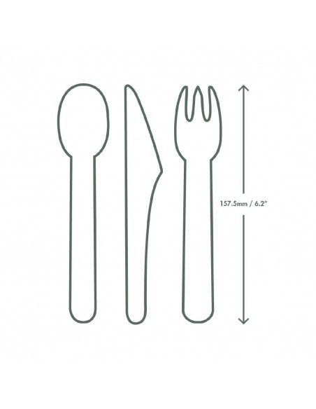 Couteaux en papier compostables Vegware (lot de 1000)