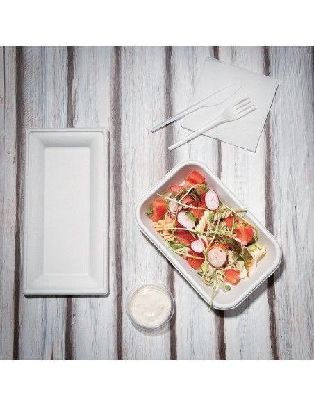 Barquettes compostables en bagasse Fiesta Compostable 680ml (lot de 50)