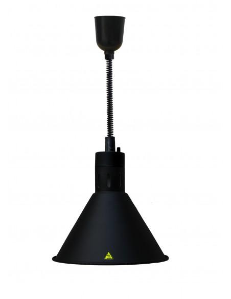 Lampe infrarouge réglable en hauteur 60-80 cm, couleur noire