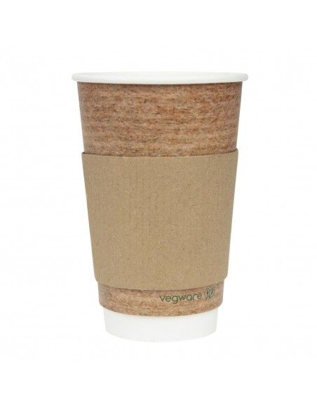Bagues en carton ondulé pour gobelets 340ml et 454ml (lot de 1000)