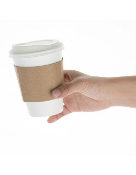 Bagues en carton ondulé pour gobelets 340ml et 454ml (lot de 1000)
