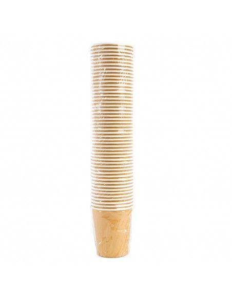 Gobelets jetables boissons chaudes Fiesta Recyclable marron 225ml x1000