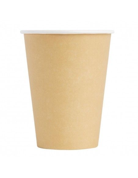 Gobelets jetables boissons chaudes Fiesta Recyclable marron 340ml x1000