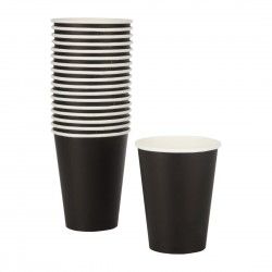 Gobelets boissons chaudes paroi simple Fiesta Recyclable noirs 340ml (lot de 1000) 2