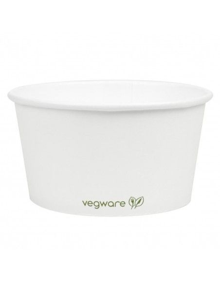 Bols à soupe / glace compostables Vegware 350ml (Lot de 500)