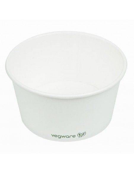 Bols à soupe / glace compostables Vegware 350ml (Lot de 500)
