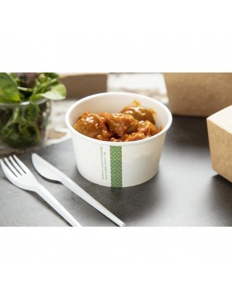 Bols à soupe / glace compostables Vegware 350ml (Lot de 500)